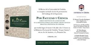 Presentación del catálogo "Por Facultad y Ciencia" en la Biblioteca Grupo Cántico de Córdoba