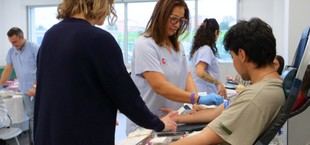 Jornada de donación de sangre en el campus de UNEATLANTICO