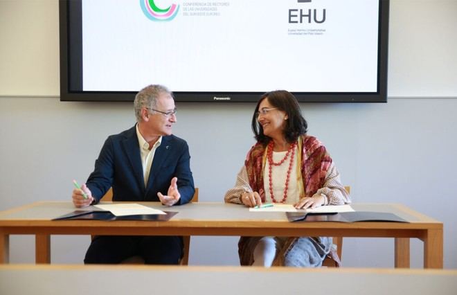 EHU y Red CRUSOE firman acuerdo de colaboración estratégica