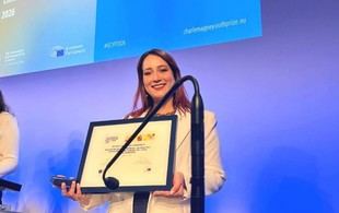 Daniela Orozco de la ULE recibe el Premio Carlomagno de la Juventud 2026