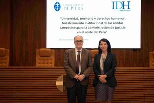 La CEU UCH recibe a la decana de la Universidad de Piura para intercambiar experiencias académicas