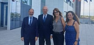 Visita de la Secretaria de Estado de Brasil a UNEATLANTICO y FUNIBER