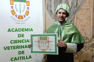 Manuel García Gómez destaca la relevancia de la inspección veterinaria en fronteras en su ingreso a la AVETCYL