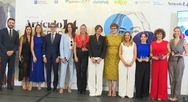Adriana de Lorenzo, premiada como Mujer Excelente de Canarias