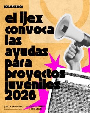 Ayudas de 520.000 euros para proyectos juveniles en Extremadura en 2026