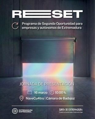 La Junta de Extremadura lanza el programa RESET para ayudar a empresas en crisis