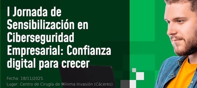 Jornada sobre ciberseguridad para empresas en Extremadura