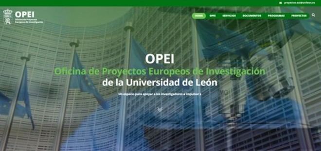 La ULE lanza una nueva web para su Oficina de Proyectos Europeos