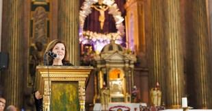 La presidenta de la UCAM destaca la Semana Santa de Popayán como símbolo de fe y esperanza