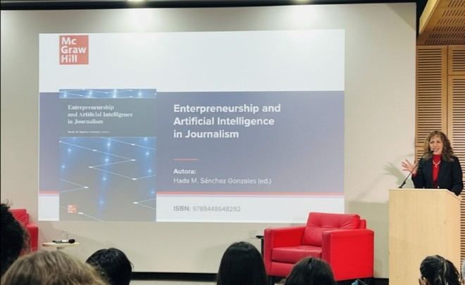 Hada Sánchez presenta innovadora plataforma educativa en Chile