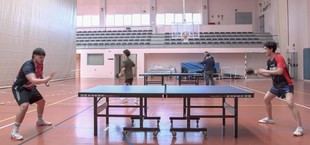 Exhibición internacional de tenis de mesa en la UCA con jugadores japoneses