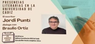 La UCA presenta a Jordi Puntí en su ciclo 'Presencias Literarias' 2026