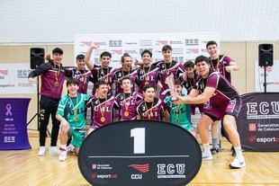 La UdL se corona campeona de Catalunya en voleibol masculino