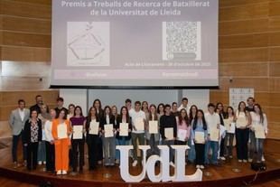 La UdL premia la investigación de estudiantes de bachillerato