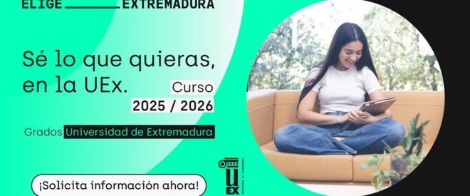 La UEx abre 5.186 plazas en 62 Grados y 15 Dobles Grados para el curso 2025/2026