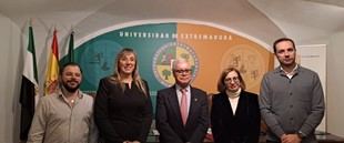 La UEx y la Fundación ONCE firman un convenio para fomentar la inclusión de personas con discapacidad