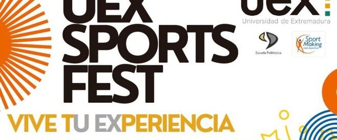 La UEx y Sportmaking celebran el inicio del curso con el UEx Sports Fest