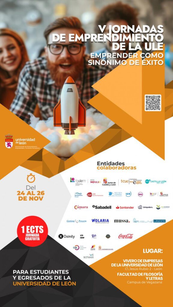 La ULE organiza sus V Jornadas de Emprendimiento para estudiantes y egresados