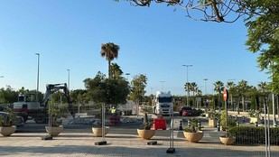 La Universidad de Alicante comienza la construcción de una nueva rotonda para mejorar la movilidad en el campus