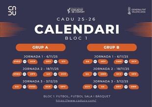 La Universidad de Alicante arranca la temporada 2025-2026 del Campeonato Autonómico de Deporte Universitario