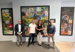 La Universidad de León suma a su patrimonio una reinterpretación de 'El jardín de las delicias' por 91 artistas leoneses