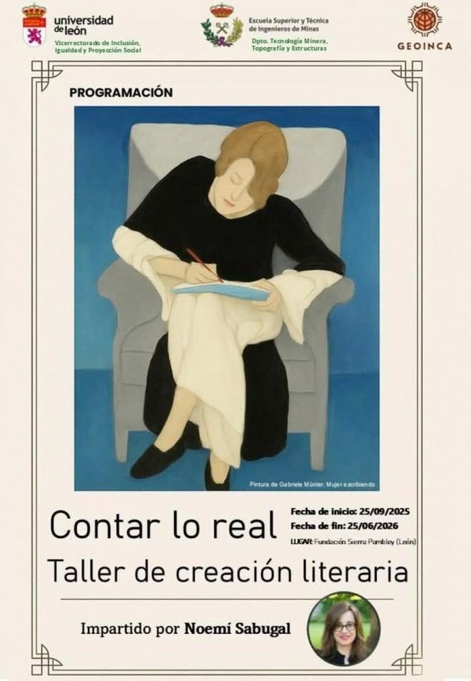 La Universidad de León lanza un taller para escribir historias reales en formato literario