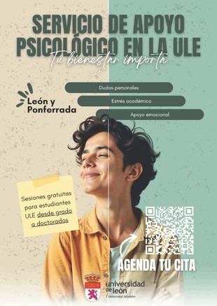 La Universidad de León amplía su equipo de apoyo psicológico para estudiantes a cuatro profesionales