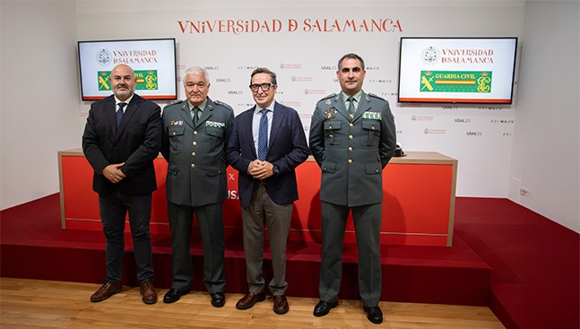 Universidad de Salamanca y Guardia Civil firman acuerdo de formación e investigación científica