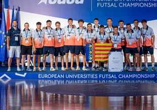 La Universitat de València se lleva la medalla de plata en fútbol sala europeo