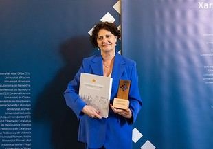 La Universitat de València recibe el Premio Joan Lluís Vives por mejor edición universitaria 2025