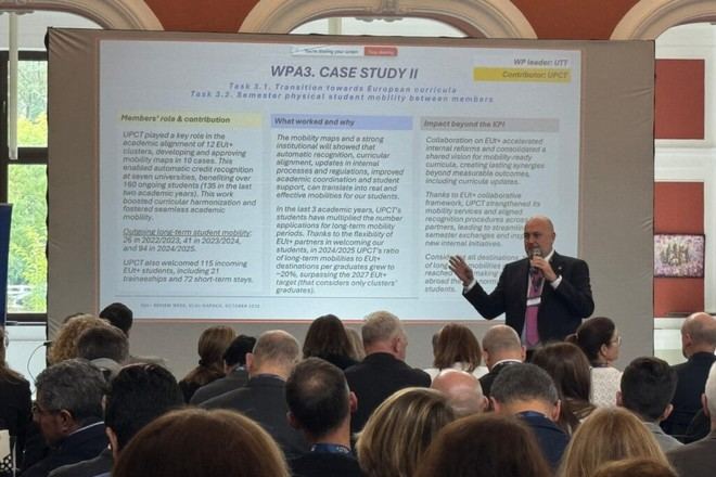 La UPCT se posiciona como líder en movilidad estudiantil europea dentro de la Alianza EUt+