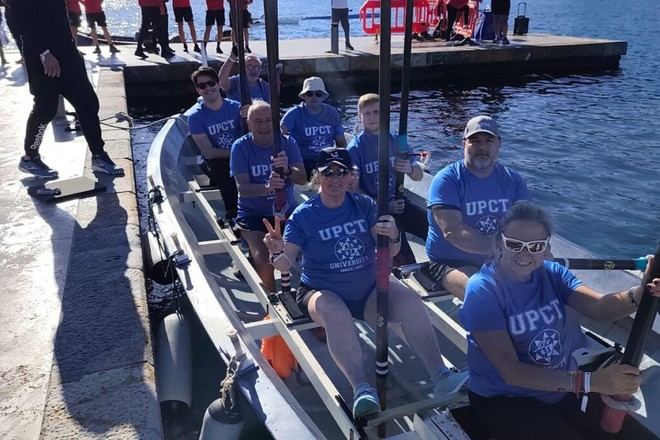 La UPCT y Alumni compiten en la Regata Interempresas de Cartagena