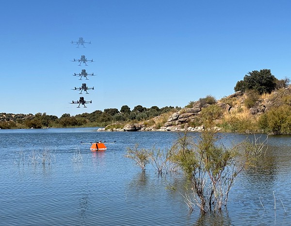 La UPM realiza exitosas pruebas de cooperación multi-robot en entornos acuáticos