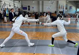 La Universitat de València logra la medalla de plata en esgrima en el CADU
