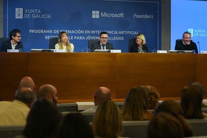 Xunta de Galicia y Microsoft se unen para capacitar en IA a 45.000 jóvenes