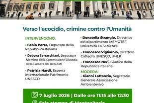 Lanzan campaña internacional contra el ecocidio en la Cámara de Diputados de Italia