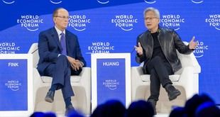 Jensen Huang destaca la IA como la mayor construcción de infraestructura en la historia en Davos