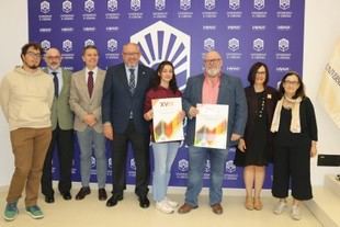 Ganadores del XVIII Certamen de Relato Breve de la UCO: Eduardo García Bosch y Nuria Luque Muela
