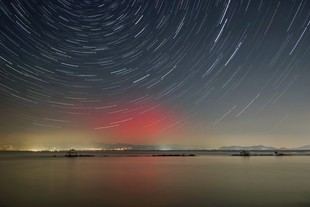 La aurora boreal se observa en latitudes más bajas
