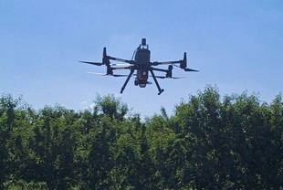 Dron con tecnología Lidar y cámaras hiperespectrales para investigación agrícola y forestal en Lleida