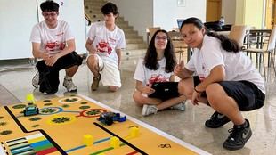 Institutos Hermógenes Rodríguez y Al-Basit, junto al colegio FEC Sagrada Familia, triunfan en la Competición de Robótica de la UCLM