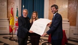 Luis Pastor recibe el Premio Luso-Español de Arte y Cultura 2024