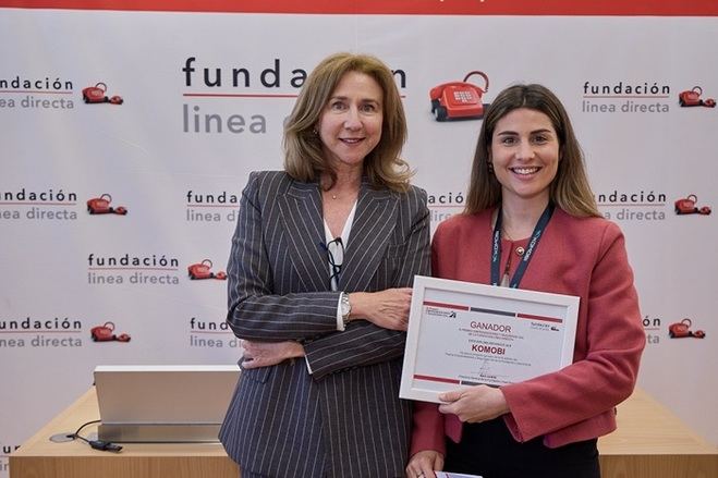 Mar Garre, dierctora general de la Fundación Línea Directa y Beatriz Martín, co-fundadora de Komobi