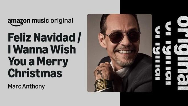Marc Anthony lanza una versión en salsa de 'Feliz Navidad' para Amazon Music