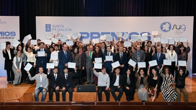 Premios Fin de Carrera de Galicia para 50 estudiantes de la USC