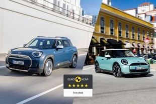 MINI logra cinco estrellas en seguridad según Euro NCAP para sus modelos Cooper y Aceman