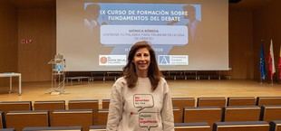 Mónica Bóbeda imparte charla en el IX curso de oratoria de UNEATLANTICO