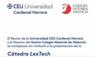 Inauguración de la Cátedra LexTech en Derecho y Transformación Digital