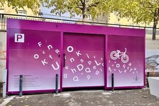 Nueva gàbia para bicicletas en el Rectorat de la Universitat de Lleida