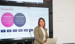 NOVA destaca su experiencia en movilidad académica en conferencia internacional